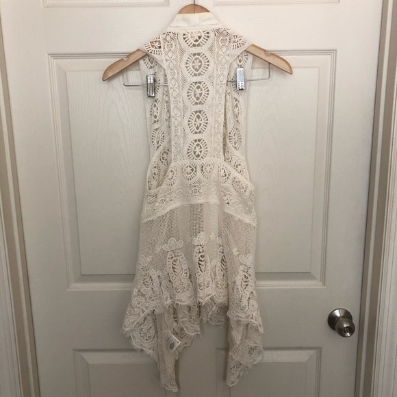 Anthropologie Crochet Vest - Picture 4 of 5